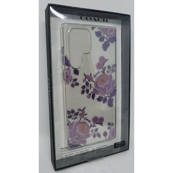 Coach Other - Coach Protective Case for Samsung Galaxy S22 Ultra, Moody Floral